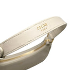 Celine Handbag Smooth Calfskin Mini Bag Beige Gold Hardware — view 7
