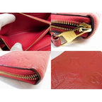 Louis Vuitton Monogram Empreinte Zippy Wallet Red — view 5