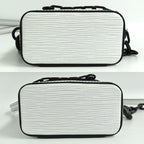 Louis Vuitton Phone Box Epi Bron White Shoulder Bag Black — view 5