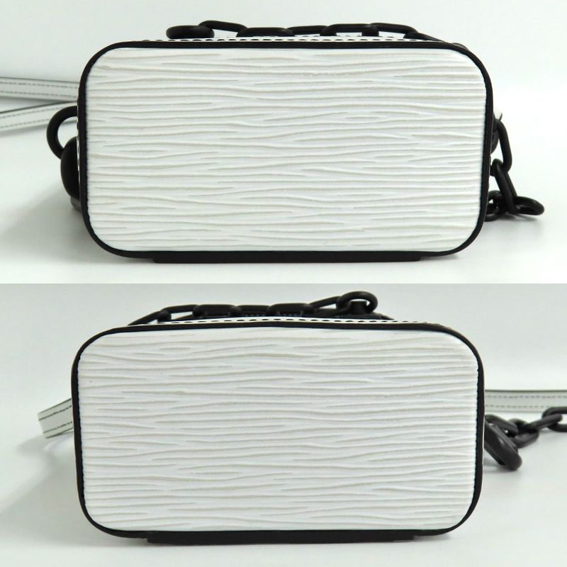 Louis Vuitton Phone Box Epi Bron White Shoulder Bag Black — view 5
