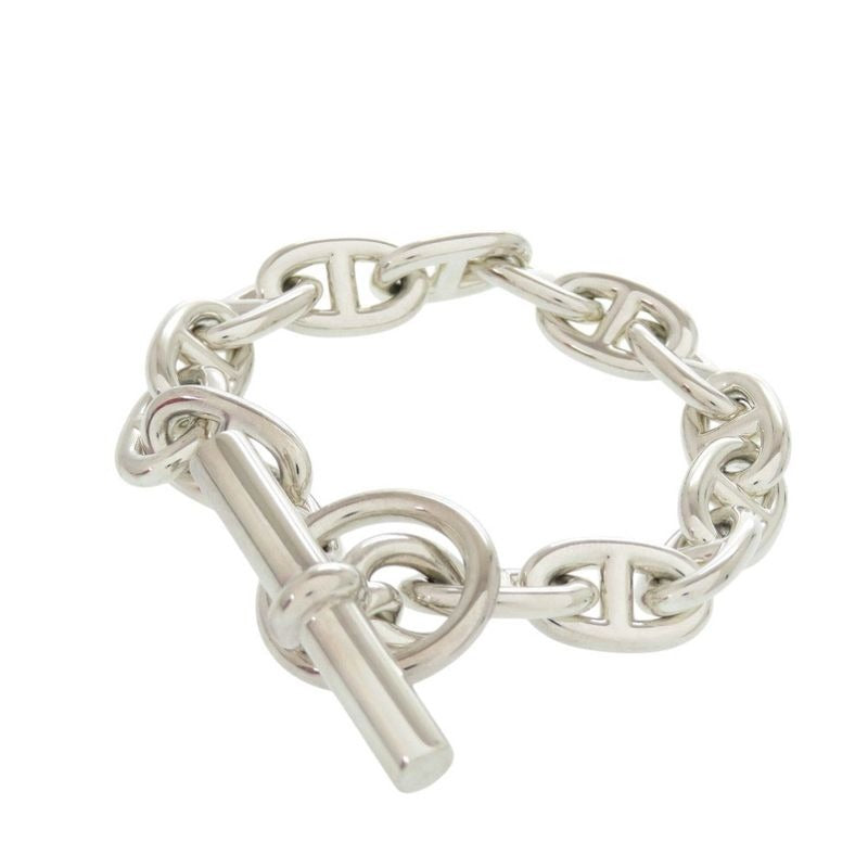 Hermes Chaine D'ancre MM 15 Frames Silver 925 Bracelet 1688
