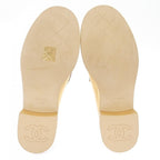 Chanel Shoes Loafers Gold — view 4