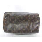 Louis Vuitton Handbag Speedy 35 Brown Monogram Canvas Mini — view 7