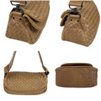 Bottega Veneta Intrecciato Leather Mini Shoulder Bag Beige Hobo — view 3