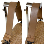 Bottega Veneta Intrecciato Leather Mini Shoulder Bag Beige Hobo — view 6