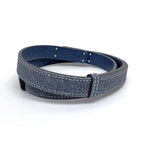 Hermes Kelly Belt 18 Denim Epson Blue Series Silver Hardware — view 3