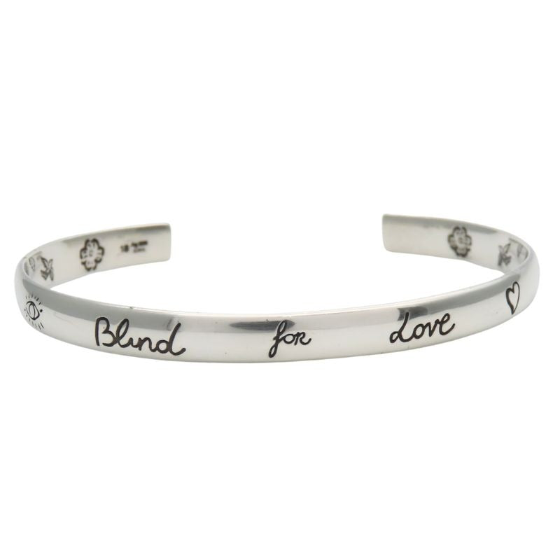 Gucci Bangle Blind for Love 18 925 Silver 12.6 g Bracelet Accessory — view 2