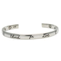 Gucci Bangle Blind for Love 18 925 Silver 12.6 g Bracelet Accessory