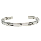 Gucci Bangle Blind for Love 18 925 Silver 12.6 g Bracelet Accessory