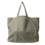 Celine Fabric Era Horizontal Cover Tote Leather Gray