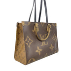 Louis Vuitton Tote Monogram Giant Reverse On The Go MM Brown 2-Way — view 2