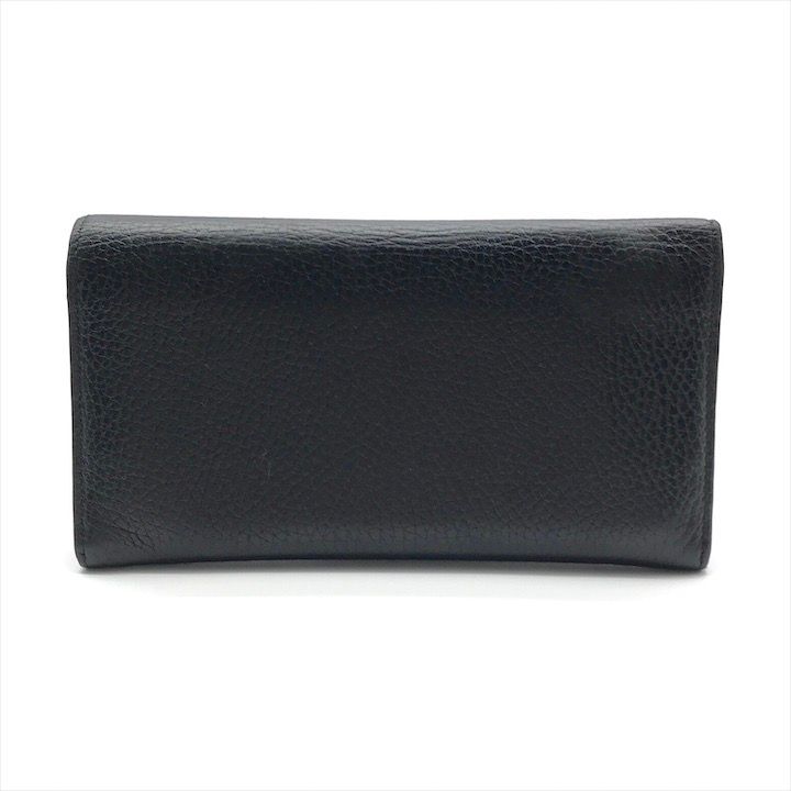 Gucci Inter Locking Leather Bifold Wallet Black — view 2