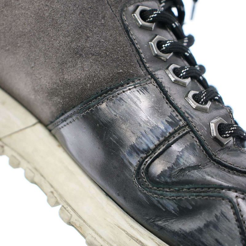 Louis Vuitton Runway Line Suede Switched Sneakers Gray Silver 8 1 2 — view 8