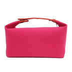 Hermes Brid A Black GM Handbag Pouch Hibiscus Pink — view 9