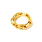 Hermes Chaine D'ancre Lucade Legato Scarf Ring Closure Gold — view 2