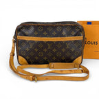 Louis Vuitton Shoulder Bag Trocadero 30 Monogram Leather Brown