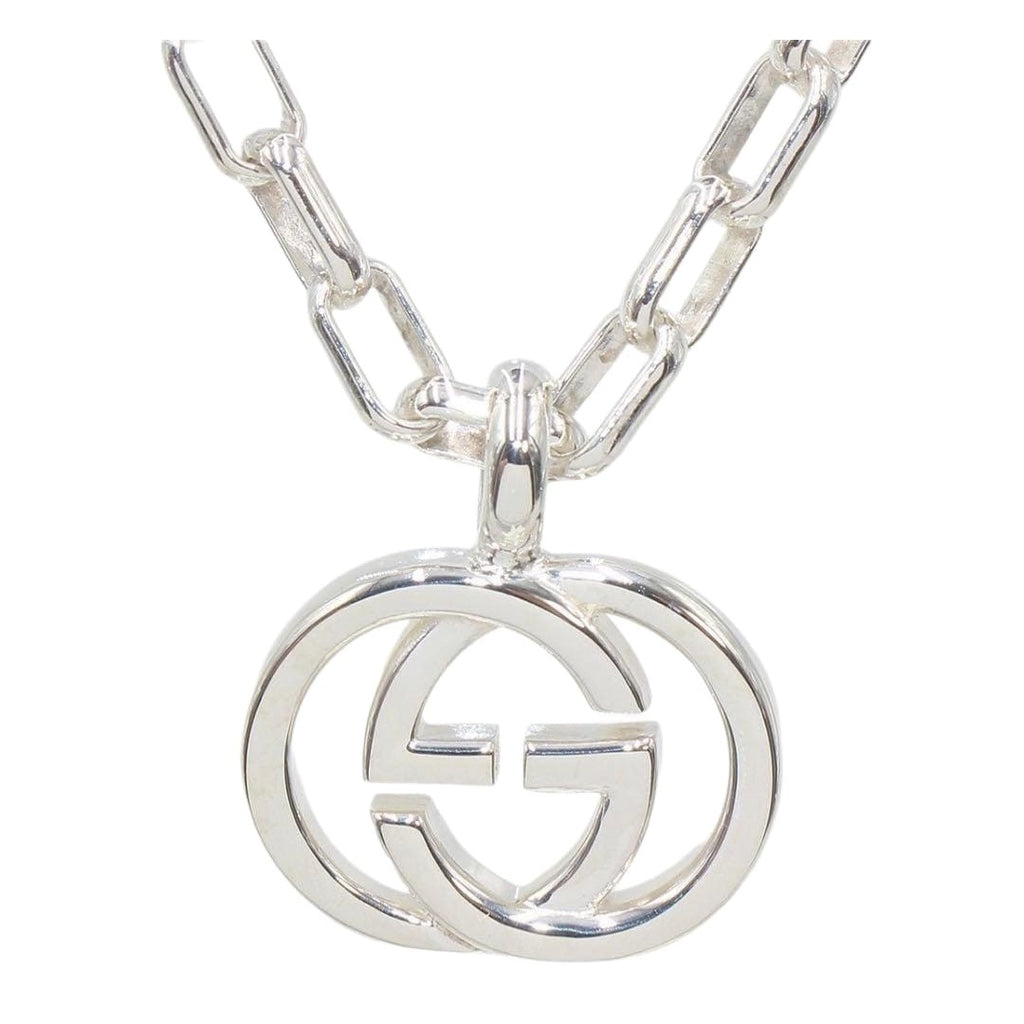 Gucci SV 925 Interlocking G Chain Necklace