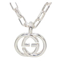 Gucci SV 925 Interlocking G Chain Necklace