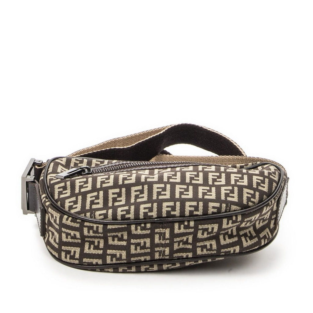 Fendi Sam Crossbody Brown Zucchino Canvas — view 6