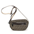 Fendi Sam Crossbody Brown Zucchino Canvas