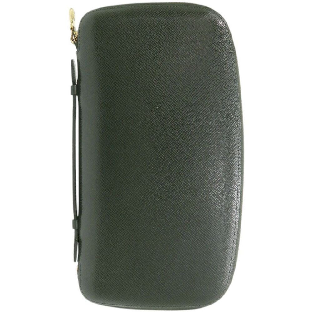 Louis Vuitton Organizer Athlete Taiga Epi Sear Wallet Green