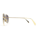 Celine Two Bridge Teardrop Sunglasses Gold — view 4