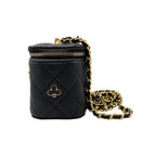 Chanel Shoulder Bag Small Vanity Ap3078 Quilted Caviar Leather — view 3
