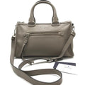 Prada Leather 2-Way Bag Gray