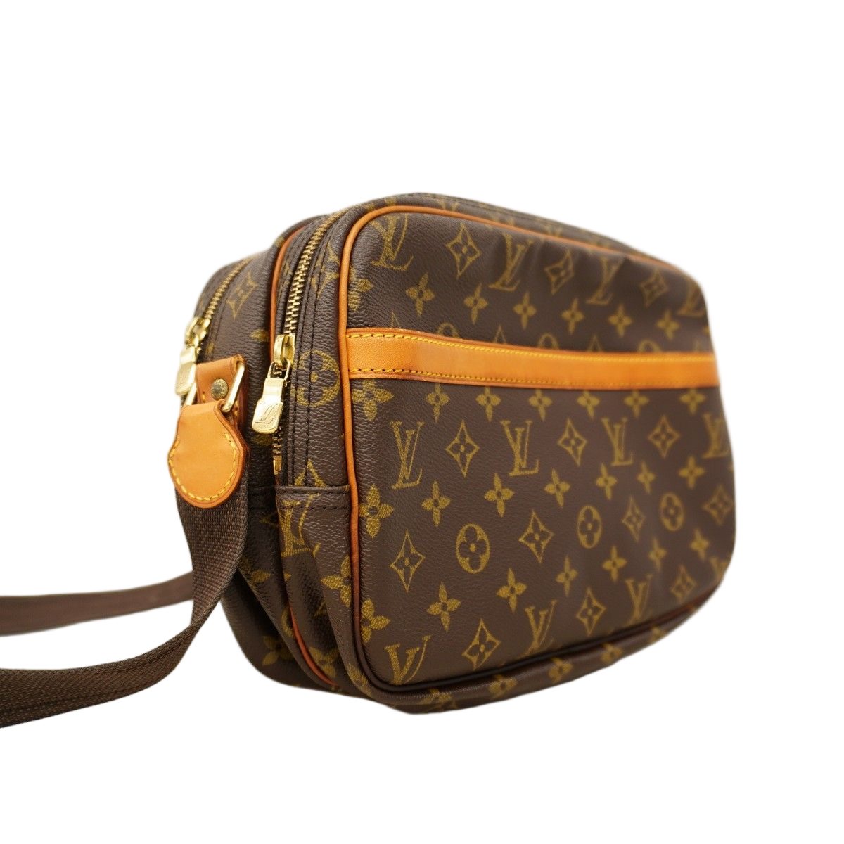 Louis Vuitton Shoulder Bag Monogram Reporter PM Brown — view 2