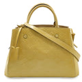 Louis Vuitton Monogram Vernis Montaigne BB 2-Way Shoulder Bag Patent Dune