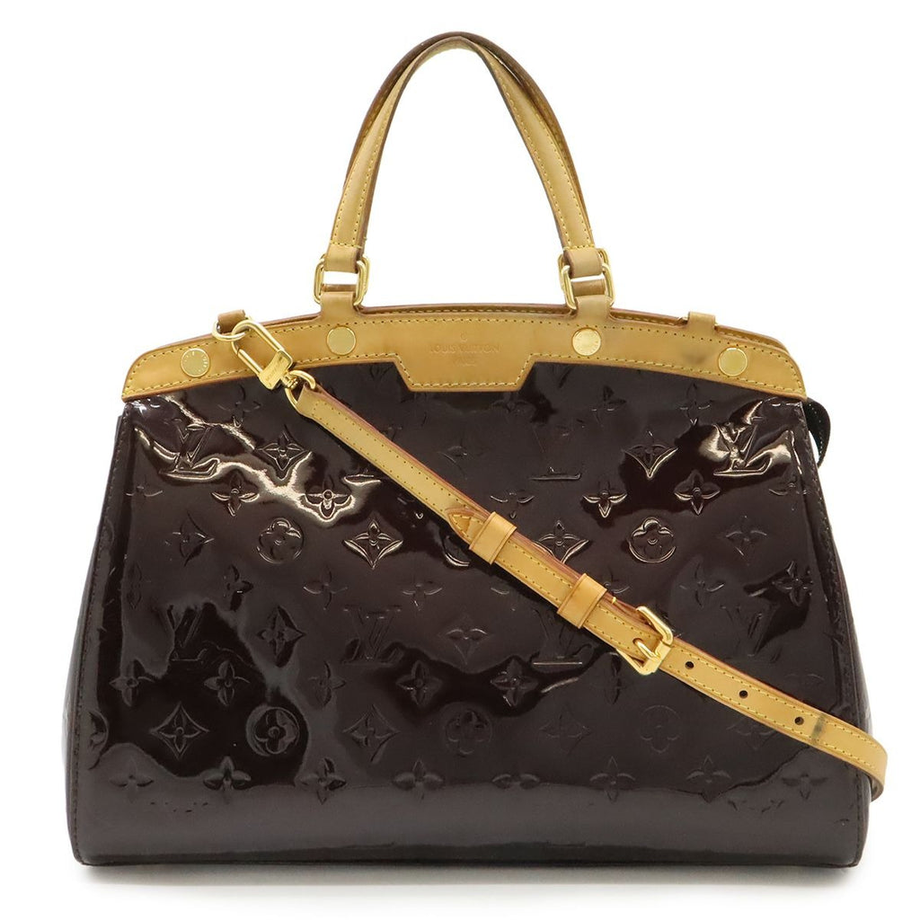 Louis Vuitton Monogram Vernis MM Tote 2-Way Shoulder Bag Enamel