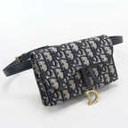 Dior Belt Pouch Saddle Bag Jacquard