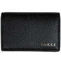 Gucci Logo Card Case Leather Black