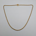 Chanel Gold CC Logo Chain Necklace Vintage
