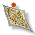 Hermes Scarf Silk Pleated Romantique Romantic Blue