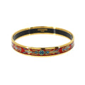 Hermes Enamel PM Bangle Bracelet Gold Red Email PM