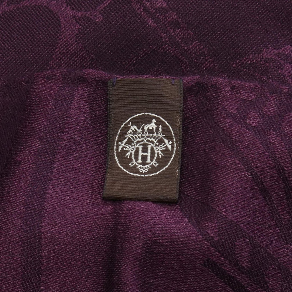 Hermes Shawl New Libris Silk B — view 2