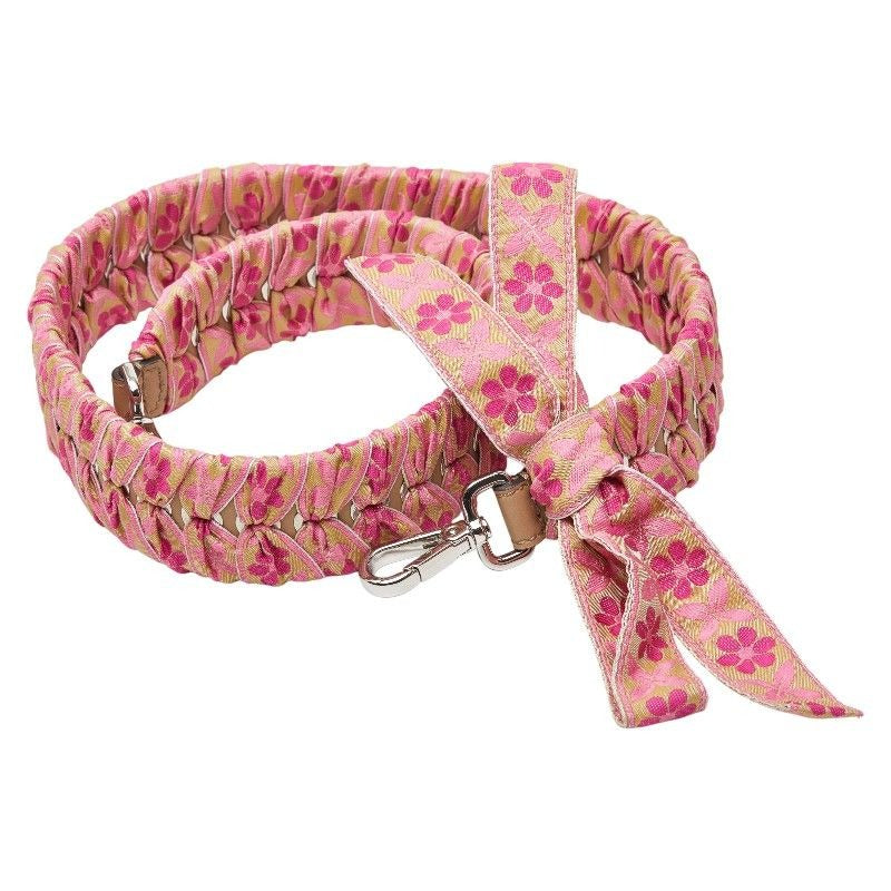 Fendi Flower Floral Strap Yue Pink Multicolor