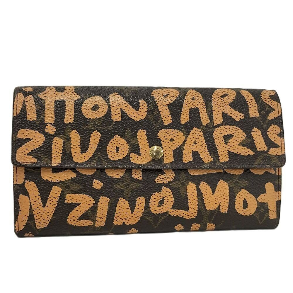 Louis Vuitton Bifold Wallet Porte-Monnaie Cles Monogram Graffiti