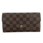 Louis Vuitton Long Wallet Portefeuille Sarah Damier Ebene Pocket