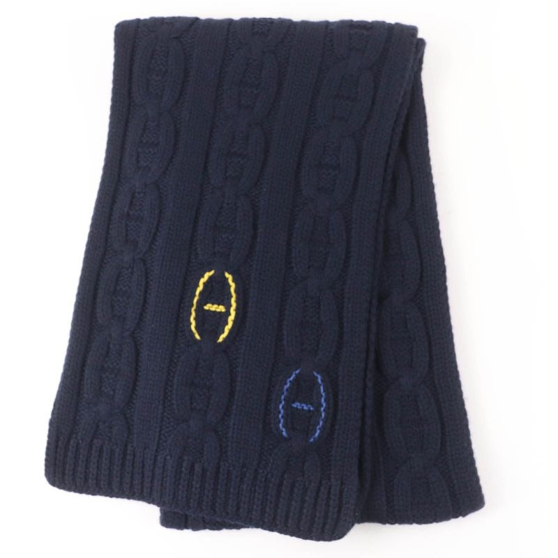 Hermes Tri-maillon 100% Cashmere Anyo Link Lamb Leather Chaine D'ancre Knitted