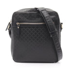 Gucci Shoulder Bag Diamante Black Leather