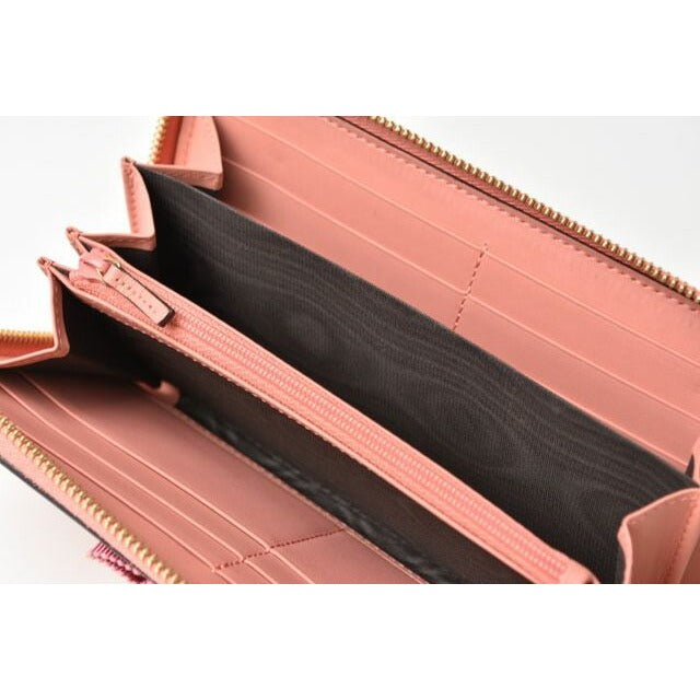 Gucci Wallet Long Round Zipper GG Marmont Ribbon Pink Dlxwj — view 6