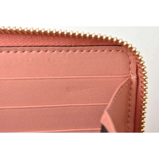 Gucci Wallet Long Round Zipper GG Marmont Ribbon Pink Dlxwj — view 9