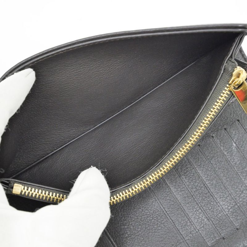 Louis Vuitton Long Wallet Portefeuille Amelia Chocolat Gold Hardware — view 8