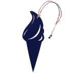 Hermes Petite Ache Ice Cream Leather Blue Red Key Holder 0070 — view 2