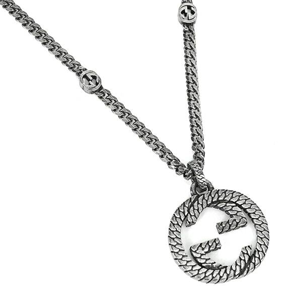 Gucci Necklace Interlocking G Argento — view 3