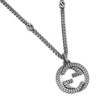Gucci Necklace Interlocking G Argento — view 3