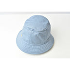 Hermes Hat Bucket Washed Cotton Calvi Blue 56 — view 3