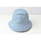 Hermes Hat Bucket Washed Cotton Calvi Blue 56 — view 4